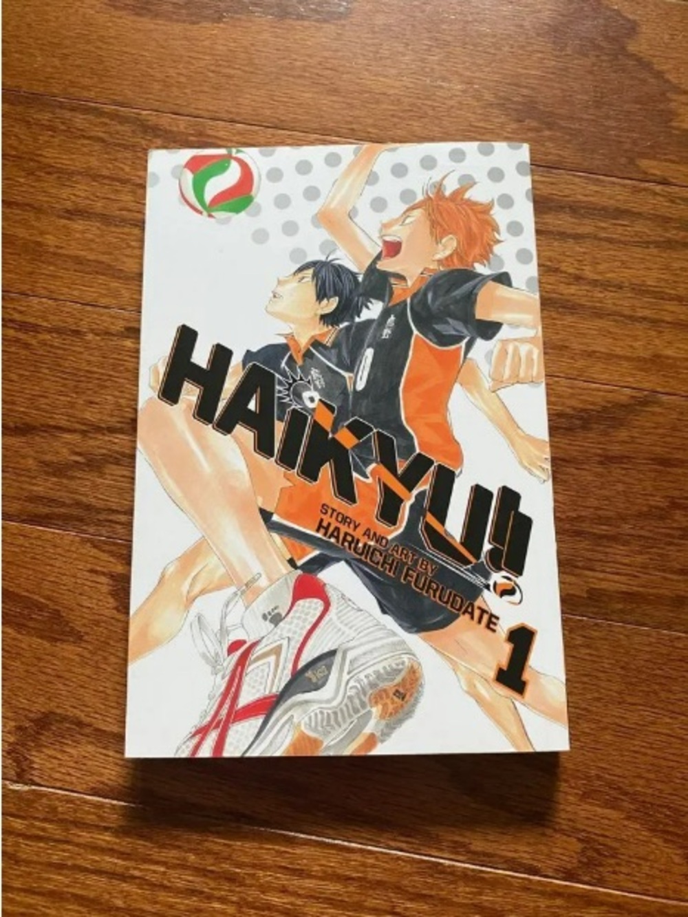 Haikyu!! Volume 1 Manga — Orange & Black Team Cover